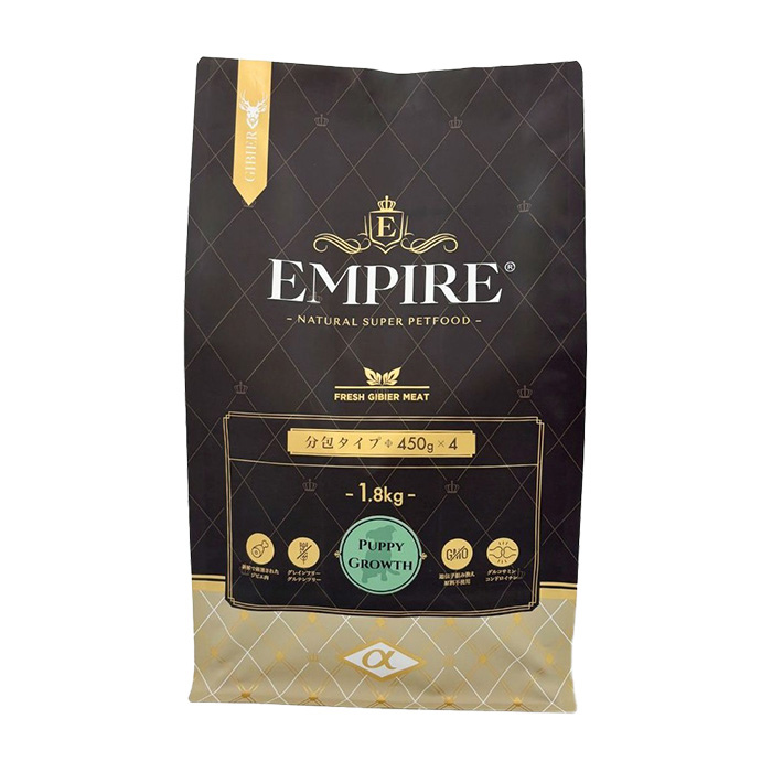 EMPIRE PUPPY GROWTH  Complete Dog Dry Food EMPIRE DOGDRY パピーグロース　小粒1.8kgパッケージ画像