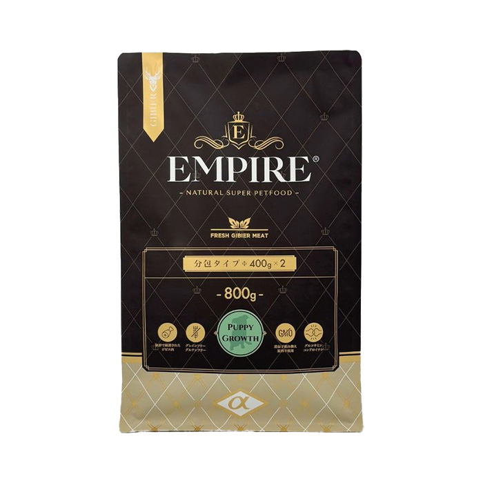 EMPIRE PUPPY GROWTH  Complete Dog Dry Food EMPIRE DOGDRY パピーグロース　小粒800gパッケージ画像