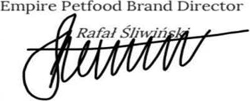Empire Petfood Brand Director[sign]